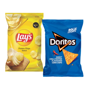 COMBO LAYS/DORITOS CHIPS 2X120G/145G